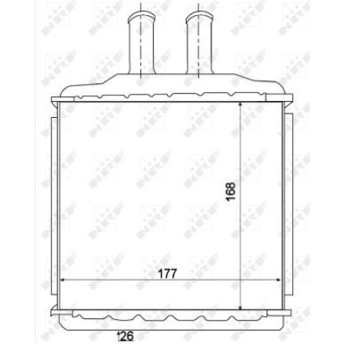 Wärmetauscher, Innenraumheizung EASY FIT 54270