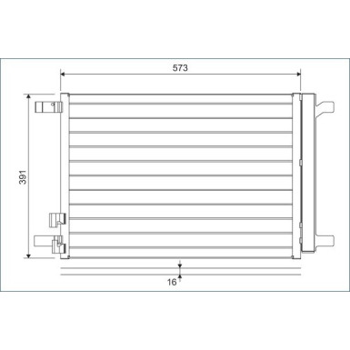KONDENSATOR, KLIMAANLAGE VAL822635