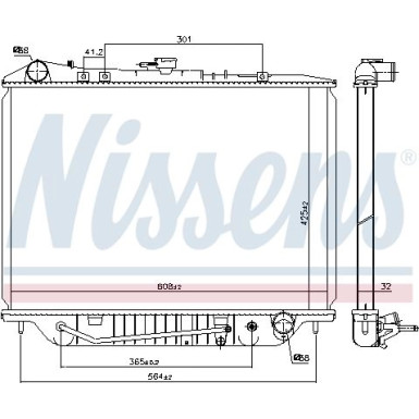 Wasserkühler PKW | OPEL CAMPO 3,2 93 | 63117