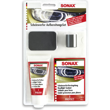 Sonax Scheinwerfer Aufbereitungs Set Scheinwerfer AufbereitungsSet 04059410