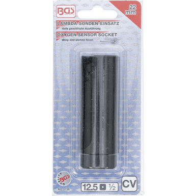 BGS Lambdasonden-Einsatz | Antrieb Innenvierkant 12,5 mm (1/2"""") | SW 22 mm | 1138