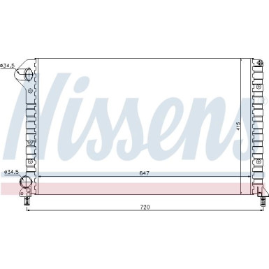 Wasserkühler PKW | FIAT DOBLO 1,4/1,9D/JTD 01 | 61767