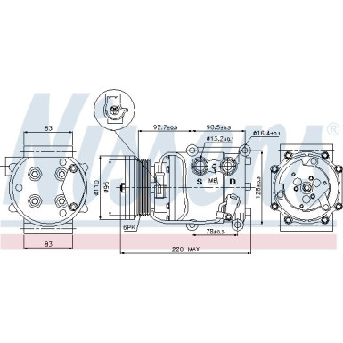 Kompressor PKW | FORD Fiesta IV, Focus | 89071