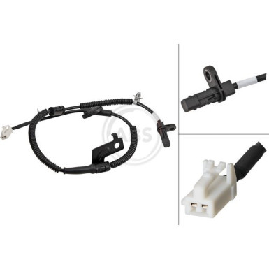 A.B.S. Sensor, Raddrehzahl | 30880