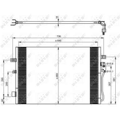 Kondensator, Klimaanlage EASY FIT 350087
