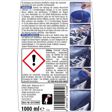 Sonax Xtreme ActiveShampoo 2in1 1L XTREME Shampoo 2 in 1 02153000