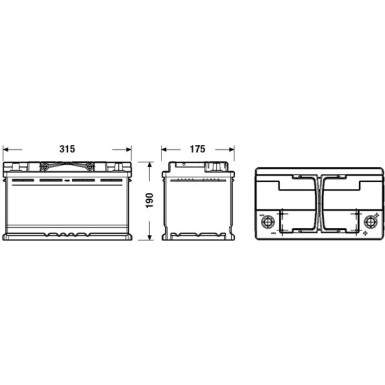 EXIDE Starterbatterie | EL800