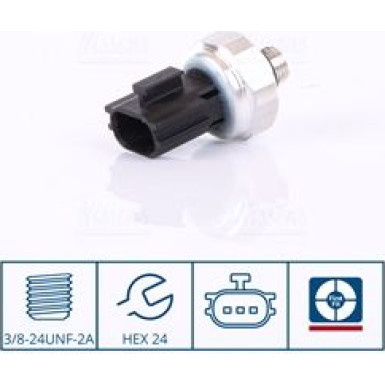 NISSENS Druckschalter, Klimaanlage | 301040