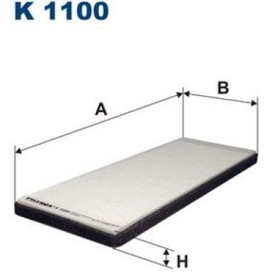 FILTRON Filter, Innenraumluft K 1100 FILTRON Filter, Innenraumluft K 1100