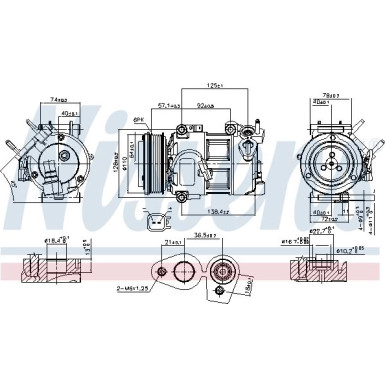 Kompressor PKW Ford Kuga 2.0 TDCi 13 FIRST FIT 890693