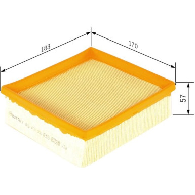Luftfilter | FIAT,SUZUKI | F 026 400 056