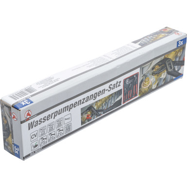BGS Wasserpumpenzangen-Satz 175 / 250 / 300 mm 3-tlg BGS Do it yourself 90457
