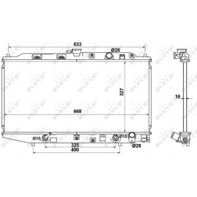 Kühler, Motorkühlung | NRF516728 Kühler, Motorkühlung | NRF516728