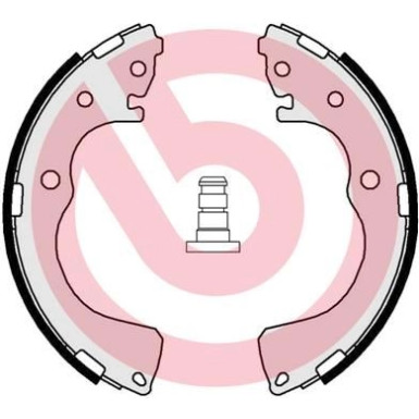 Bremsbackensatz HA MAZDA MPV 99-06 ESSENTIAL LINE S 49 525 Bremsbackensatz HA MAZDA MPV 99-06 ESSENTIAL LINE S 49 525