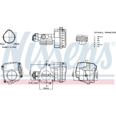 NISSENS Drosselklappenstutzen 955092 FIRST FIT