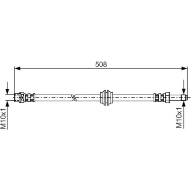 Bremsschlauch | BMW 3 Serie | 1987481331