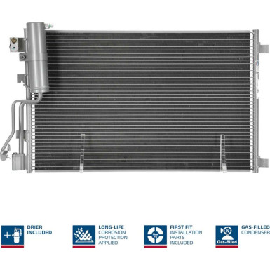 Kondensator PKW Nissan Qashqai 07 FIRST FIT 940417