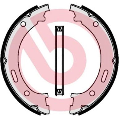 Bremsbackensatz HA JEEP Cherokee 01-08 ESSENTIAL LINE S 37 506 Bremsbackensatz HA JEEP Cherokee 01-08 ESSENTIAL LINE S 37 506