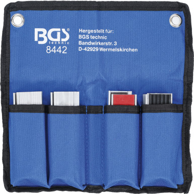 BGS Schraubstock-Schutzbacken-Satz | Aluminium | 100 mm | 8-tlg | 8442