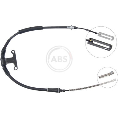 A.B.S. Handbremsseil Seilzug Festellbremse | K17445