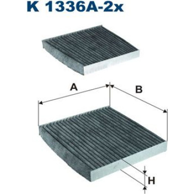 FILTRON Filter, Innenraumluft K 1336A-2x FILTRON Filter, Innenraumluft K 1336A-2x