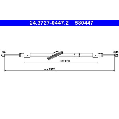 SEILZUG, FESTSTELLBREMSE | 24.3727-0447.2