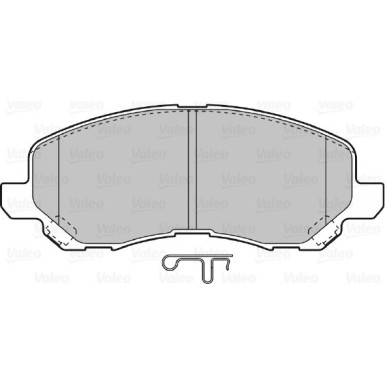 VALEO Bremsbeläge 598886