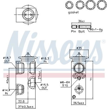 Expansionsventil Mercedes A-Klasse 13 FIRST FIT 999393