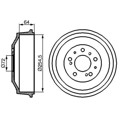 Bremstrommel | CITROEN C25,FIAT Ducato,PEU 81 | 0 986 477 031 Bremstrommel | CITROEN C25,FIAT Ducato,PEU 81 | 0 986 477 031