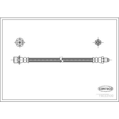 CORTECO Bremsschlauch CORTECO Bremsschlauch