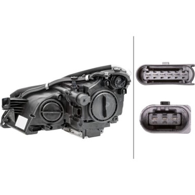 SCHEINWERFER R HELLA | MERCEDES CLS C219 04-11 | 1ES 008 821-321 SCHEINWERFER R HELLA | MERCEDES CLS C219 04-11 | 1ES 008 821-321