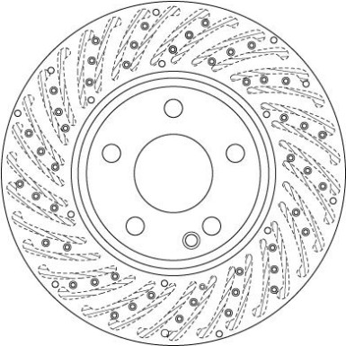 Bremsscheibe Db P. W246/W176 A/B-Klasse 11- Sport TRW SINGLE DF6262S