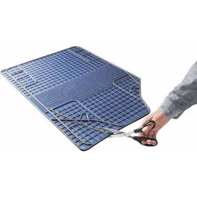 Gummimatte New Style | blau mit schwarzen Intarsien | 28054 Gummimatte New Style | blau mit schwarzen Intarsien | 28054