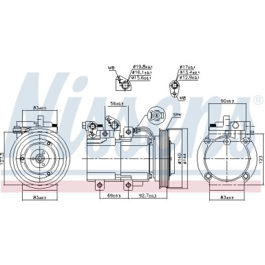 Kompressor PKW Hyundai Terracan HP 01 FIRST FIT 890182