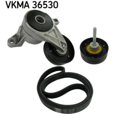 SKF Keilrippenriemensatz VKMA 36530