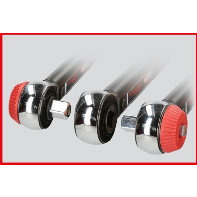 KS TOOLS 1/2"" ERGOTORQUE®Präzisions-Drehmomentschlüssel mit Ratsche und Schwenkrad, 60-320 Nm | 516.1472