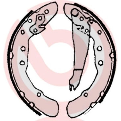 Bremsbackensatz HA AUDI SEAT VW Golf 83-98 ESSENTIAL LINE S 85 514