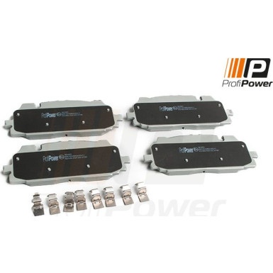 PROFIPOWER Bremsbelagsatz, Scheibenbremse 1B1263