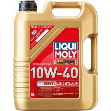 Liqui Moly Diesel Leichtlauf 10W-40 5 l 1387 5L Kanister Kunststoff Liqui Moly Diesel Leichtlauf 10W-40 5 l 1387 5L Kanister Kunststoff