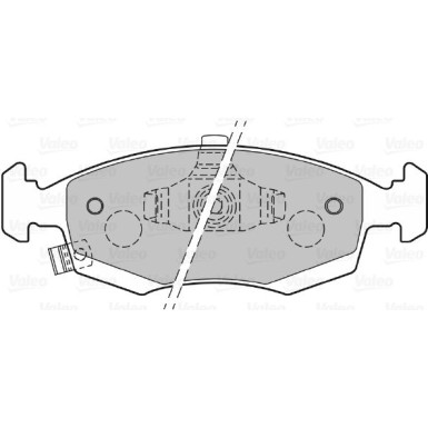 VALEO Bremsbeläge 601326