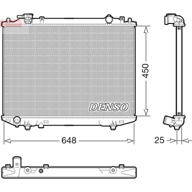 Denso | Kühler, Motorkühlung DRM10117
