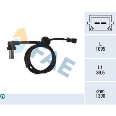 FAE Sensor, Raddrehzahl | 78062