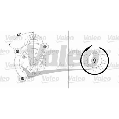 VALEO Anlasser 726142 VALEO Anlasser 726142