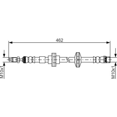 Bremsschlauch | RENAULT Laguna | 1987481565