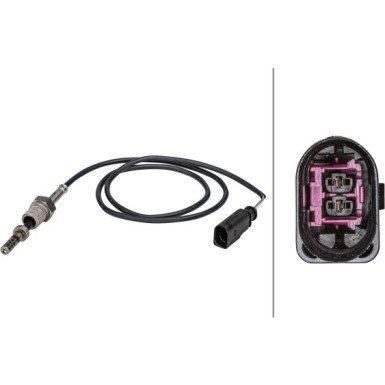 HELLA Sensor, Abgastemperatur | 6PT 358 181-281