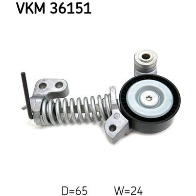 Multi-V-Spannrolle VOLVO VKM 36151
