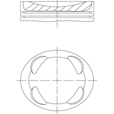 MAHLE Kolben | 081 PI 00104 002