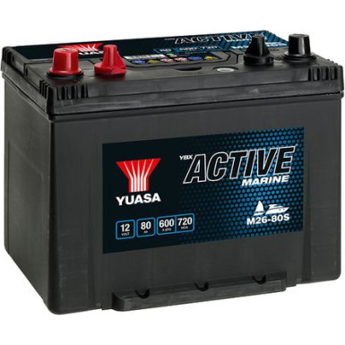 YUASA Starterbatterie M26-80S