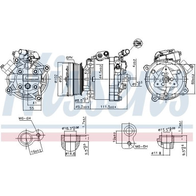 Kompressor PKW | Mitsubishi Outlander 12 | 890666