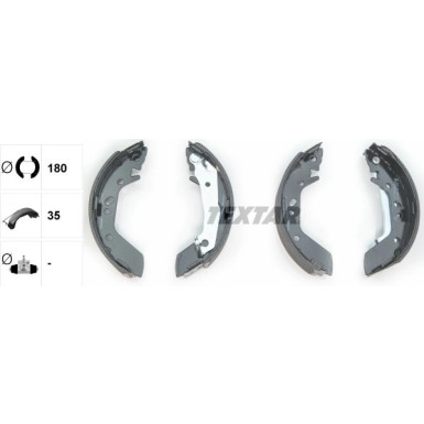 91059600 Bremsbackensatz 91059600 Bremsbackensatz